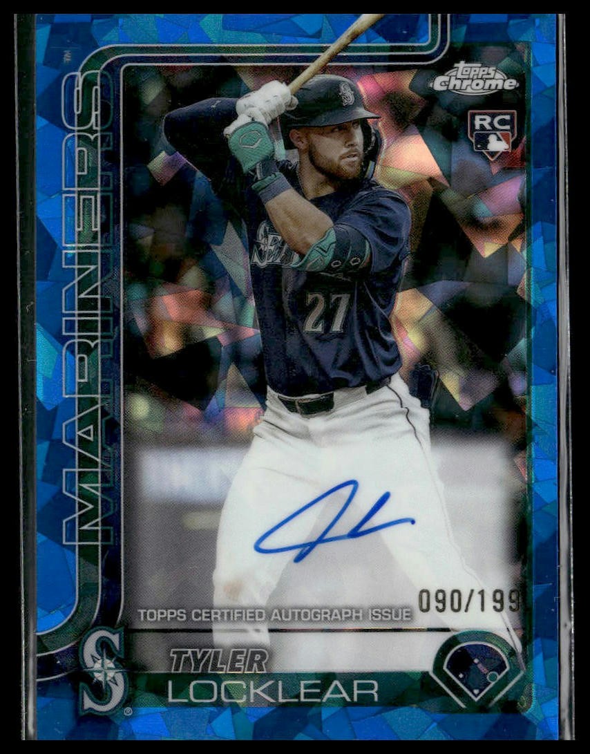 2025 Topps Chrome Sapphire Edition #RA-TL Tyler Locklear Rookie Auto #/199 RC