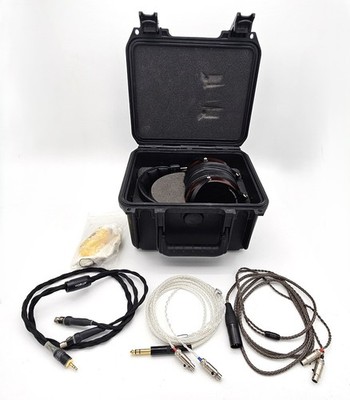Audeze LCD-2 v2 Pre-Fazor Planar Magnetic Headphones, Rosewood, W/3 Sets Cables