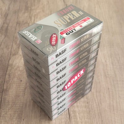 MC   10 x BASF Chrome Super II | 90 min | IEC II | Made in Germany   NEU & OVP