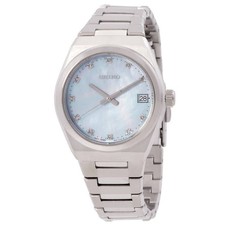 Seiko Quartz Blue MOP Dial Ladies Watch SUR603P1