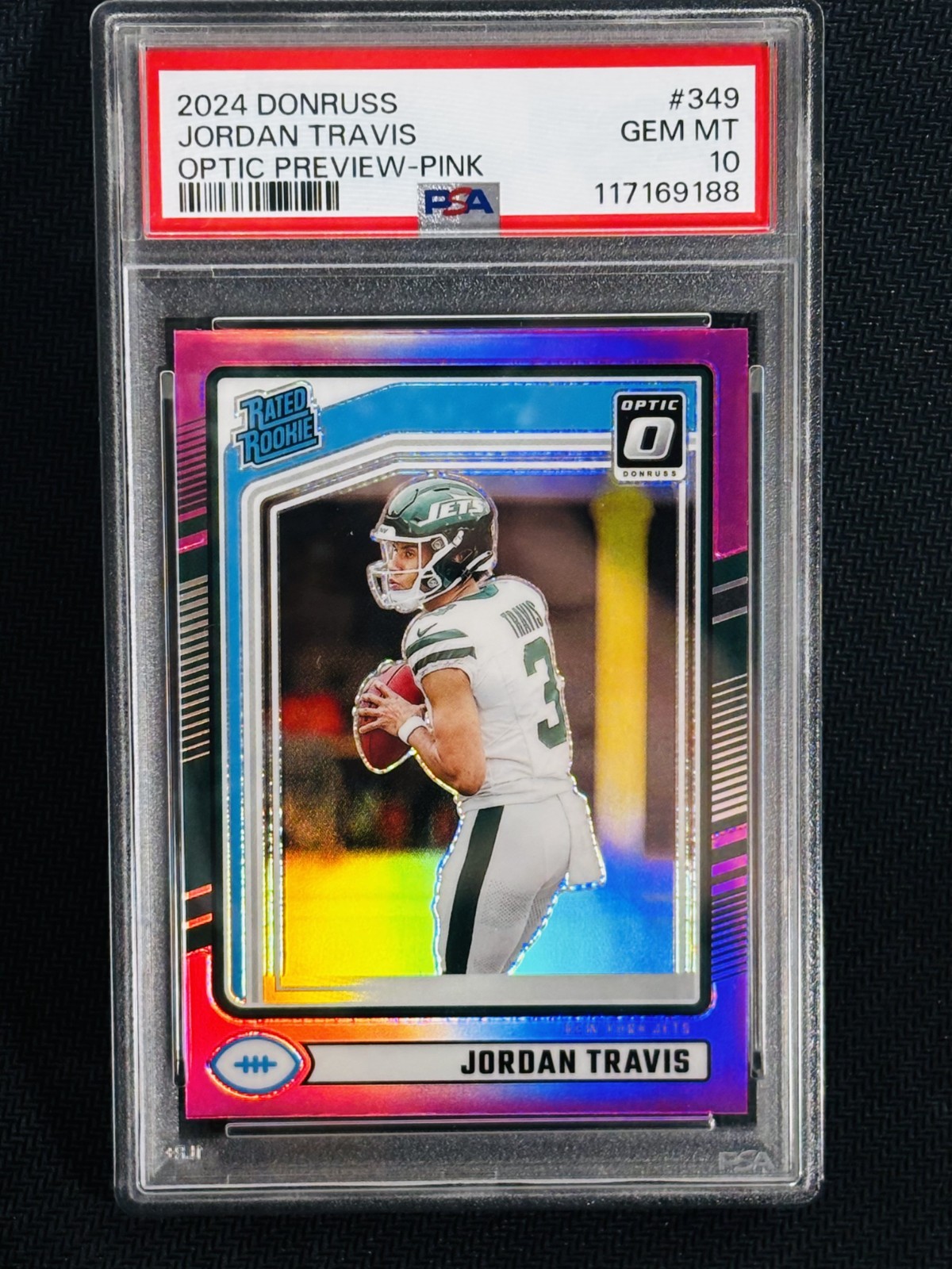 Jordan Travis Panini Donruss Optic #260 Pink