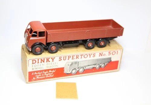 New ListingDinky 501 Foden Diesel 8 Wheel Wagon In Original Box - Near Mint 1950s