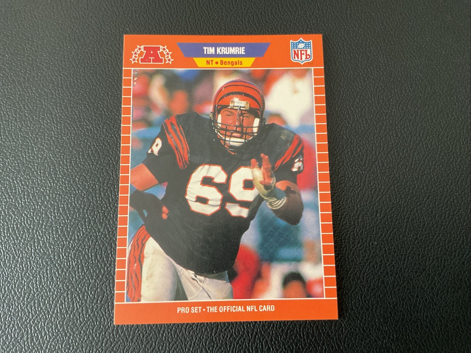 Tim Krumrie 1989 Pro Set #63 Cincinnati Bengals