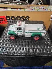 Hess Toy Truck Flatbed 2011 Working Lights & Sounds Hess Gasoline Logo On Door