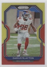 2020 Panini Prizm Red & Yellow Prizm /49 Darius Slayton #163 s3g