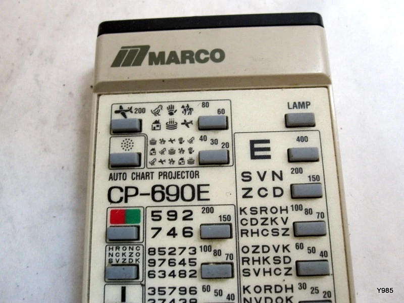 Пульт дистанционного управления для автоматического проектора Marco CP-690E - Изображение 2 из 4