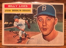 1956 Topps #270 Billy Loes Brooklyn Dodgers VG Corner Crease 