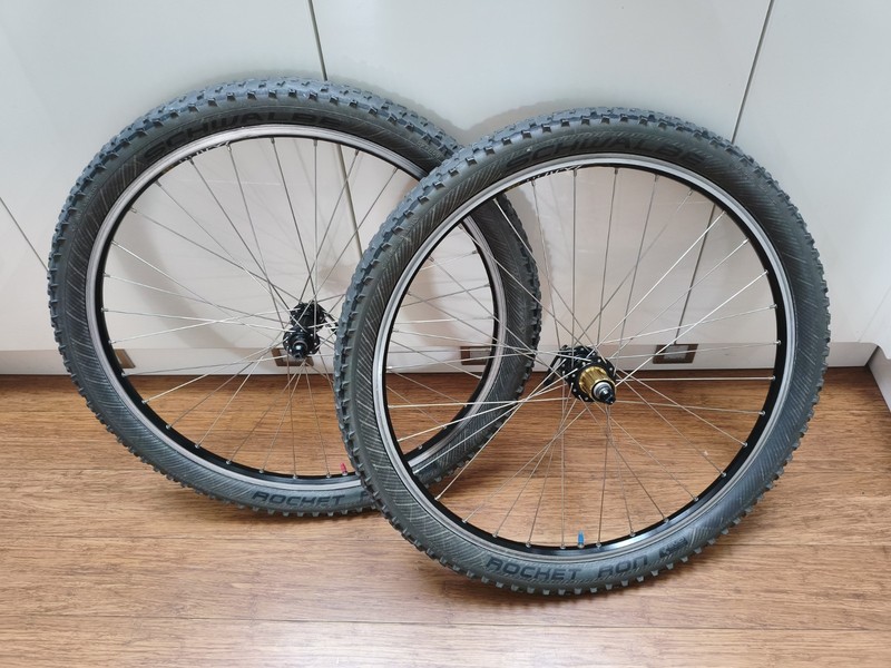 26" Wheelset – Hope Pro 3 Mono Hubs, Mavic XC 717 Rims & Schwalbe Rocket Ron Tyr