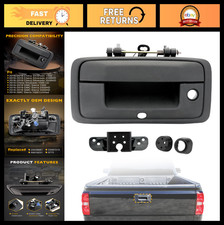 Tailgate Handle Kit w/ Camera Hole, Compatible with 2016-2019 Chevy Silverado 