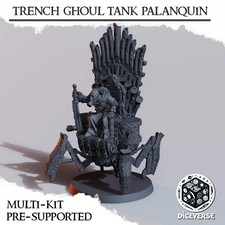 Trench Ghoul Tank Palanquin Grimdark Diceverse Resin Miniature Wargaming