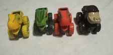 Set Of 5 3 Dinosaur Toy Vehicles Cars T Rex Triceratops Raptor Plastic