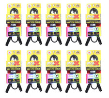 Pack of 10 Pro X 3 Ft. DMX XLR3-M to XLR3-F Premium Cables