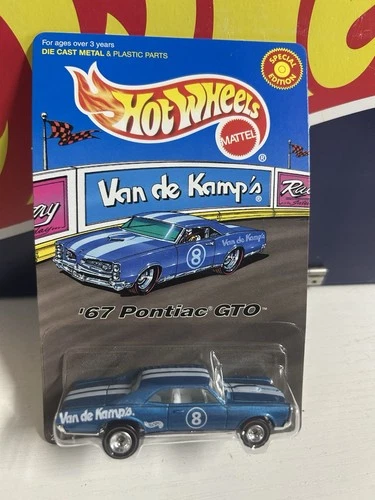 HOT WHEELS VINTAGE VAN DE KAMP'S 1967 67 PONTIAC GTO REAL RIDERS REDLINE 🔥