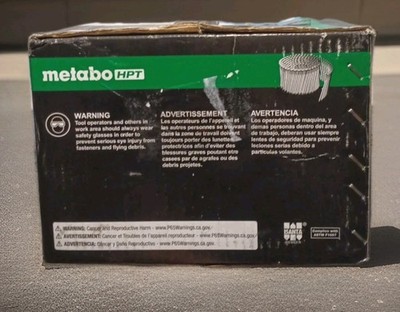 Metabo HPT Siding Nails [Approx. 3,600] 1-3/4'' x .092'' Wire Coil/Full Round Head