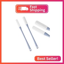 2pcs Toe Seam Massage Brush for Shower, Long Handle Foot Scrubber Brush Soft Rub