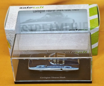 AutoCult Maßstab 1:43 04016 Covington Tiburon Shark - blau - originalverpackt - top