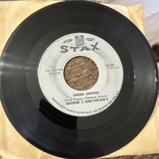 Booker T. & The M.G.'s-Green Onions / Behave Yourself 1962 S-127 Vinyl 7'' 45