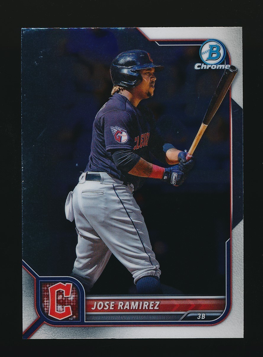JOSE RAMIREZ ⚾ 2022 Bowman Chrome #63 Cleveland Guardians