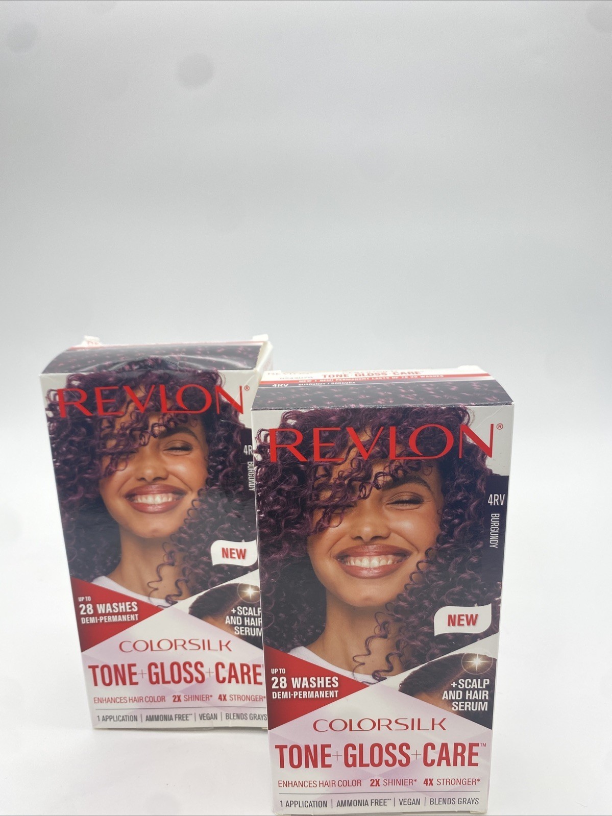 Silk Tone + Gloss + Care Demi-permanent Hair Color 4rv Burgu
