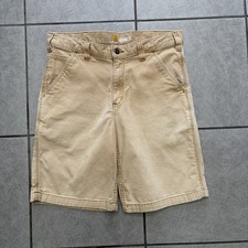 Carhartt Men s Size 32 Rugged Flex Relaxed Fit Canvas Work Shorts BS2514-M Tan
