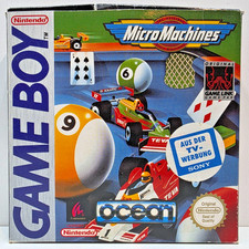 Micro Machines - Nintendo Gameboy - avec Instructions - 1995 - Emballage -
