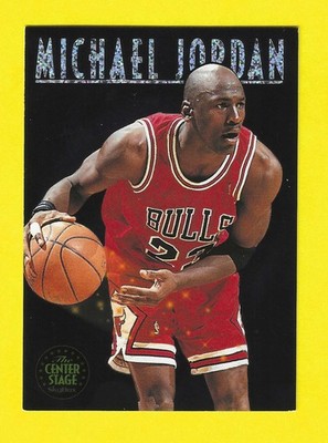 1993 Skybox Premium Michael Jordan Center Stage #CS1 - Chicago Bulls