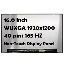 16" NE160WUM NX2 1920x1200 165Hz 40Pin LCD Non-Touch Screen Display Panel