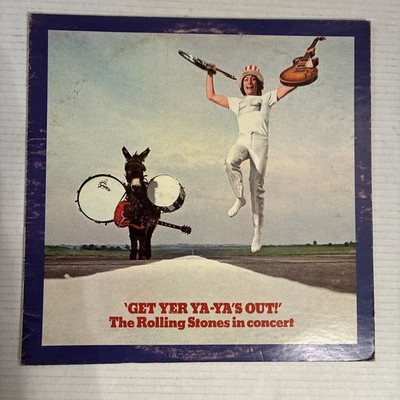 1970 The Rolling Stones Get Your Ya-Ya's Out Live Vinyl Record Lp London Records