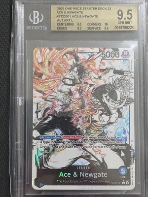 BGS 9.5 Ace & Newgate ST22-001* Alt Art One Piece from Starter