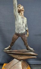 $ Ice Skating - Bronze Statue - M & D - Paul Wylie -  "Reach"