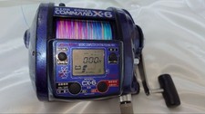 Mulinello elettrico alta potenza Miya Epoch Command X-6 CX-6 12V pesca acqua salata