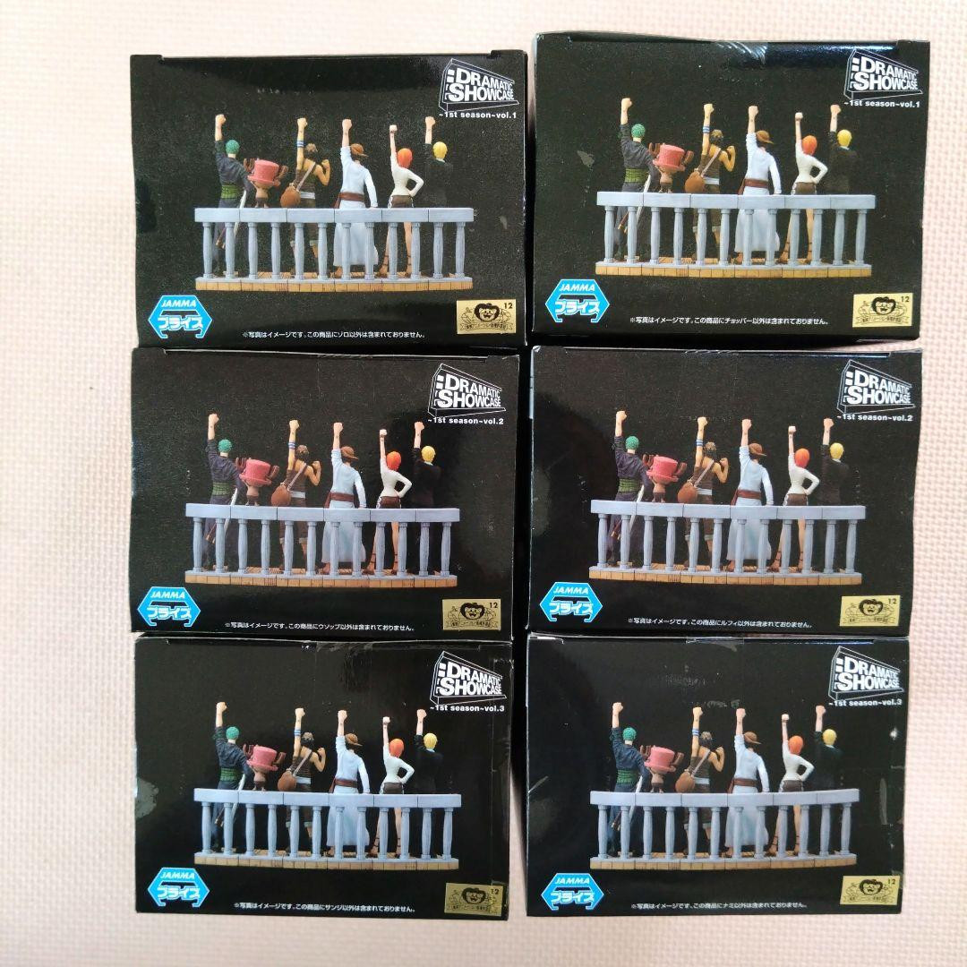 One Piece DRAMATIC SHOWCASE 1st season vol.1 figures All 6 One Piece DRAMATIC SHOWCASE 1st season vol.1 figures All 6