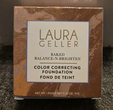 Laura Geller Baked Balance n Brighten Color Correcting Foundation .32oz Tan