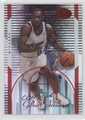 2006-07 Bowman Elevation Red 46/299 Gilbert Arenas #10 0af