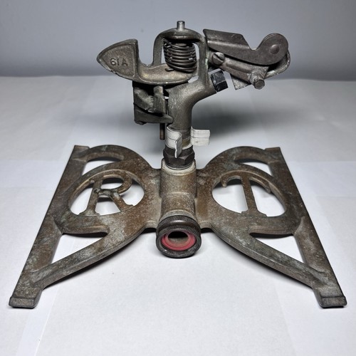 Vintage Rain-Trol 61A Impact Sprinkler Western Brass Works Tested Working