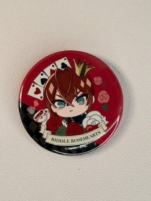 Twisted Wonderland Tea Cup Trading Can Badge Heartslabyul Riddle Rosehearts