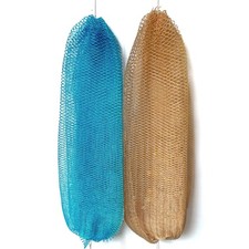 Rominetak African Net Sponge 1 Count Pack of 2 , Champagne baby Blue