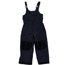 LL Bean Kids Cold Buster Snow Bibs Pants Size 5/6 Black Thinsulate Ski Overalls