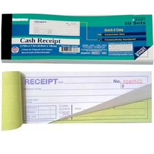 2 X Carbonless Receipt Book Sheets Sales Order Records Copy Sheet 2 Part 50 Sets