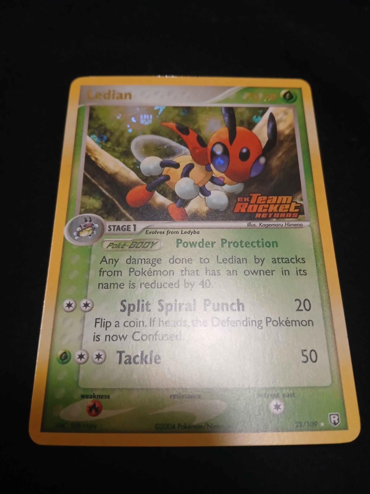 Ledian 23/109 REVERSE HOLO Team Rocket Returns Rare Pokémon TCG NM
