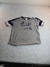 small-juniors-disney-minnie-mickey-love-kiss-raglan-tshirt-s-varsity-vintage