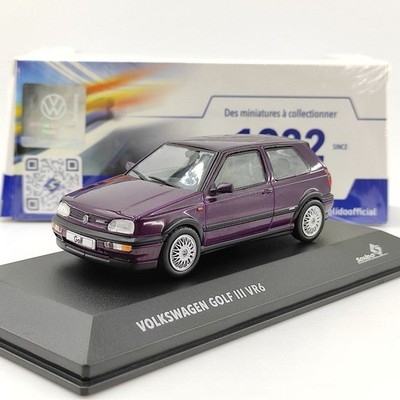 1:43 SOLIDO S Golf VW GOLF III VR6 Purple Alloy Car Model