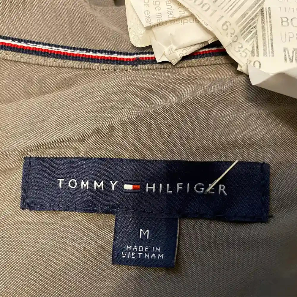 Tommy Hilfiger Solid Gray Drawstring Short Sleeve… - image 10