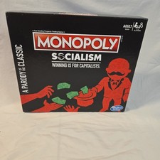 Monopoly Socialism Board Game Hasbro Parody Edition Winning Is For