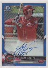 2018 Bowman Chrome Prospect Blue Refractor /150 Gavin LaValley #CPA-GL Auto 0c6