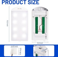 Refrigerator LED Light Module Replacement for Whirlpool, Maytag, Amana - Fits W1
