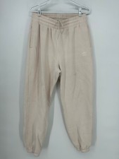 Adidas Pants Womens Large Cream Adicolor Essentials Fleece Jogger