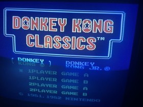 Donkey Kong Classics (Nintendo Entertainment System NES, 1988) Authentic Tested