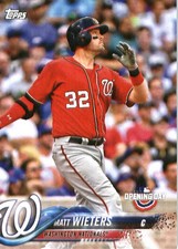 2018 Topps Opening Day Baseball Card #191 Matt Wieters