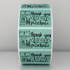 Thank You for Your Purchase Stickers Labels for Small Business Seals